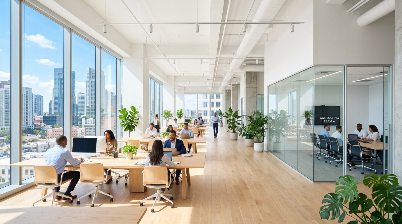 Progression Consultants Inc. Calgary modern collaborative office